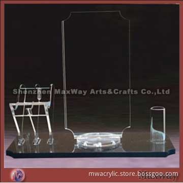 Big clear lucite/acrylic menu holder with original design
